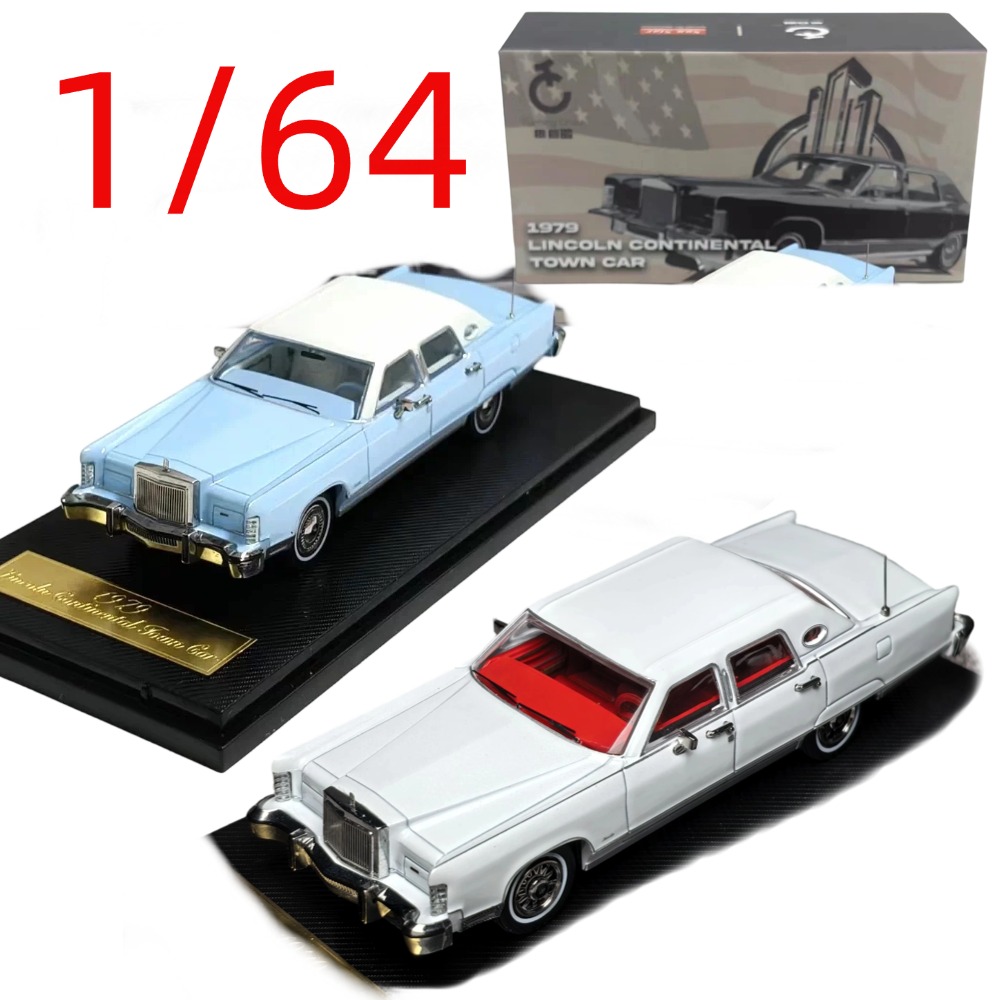 Vintage And Collectible - โมเดลรถเหล็กหล่อขนาด 1/64 ลินคอล์น คอนติเนนทัล รุ่นวินเทจ ยี่ห้อ