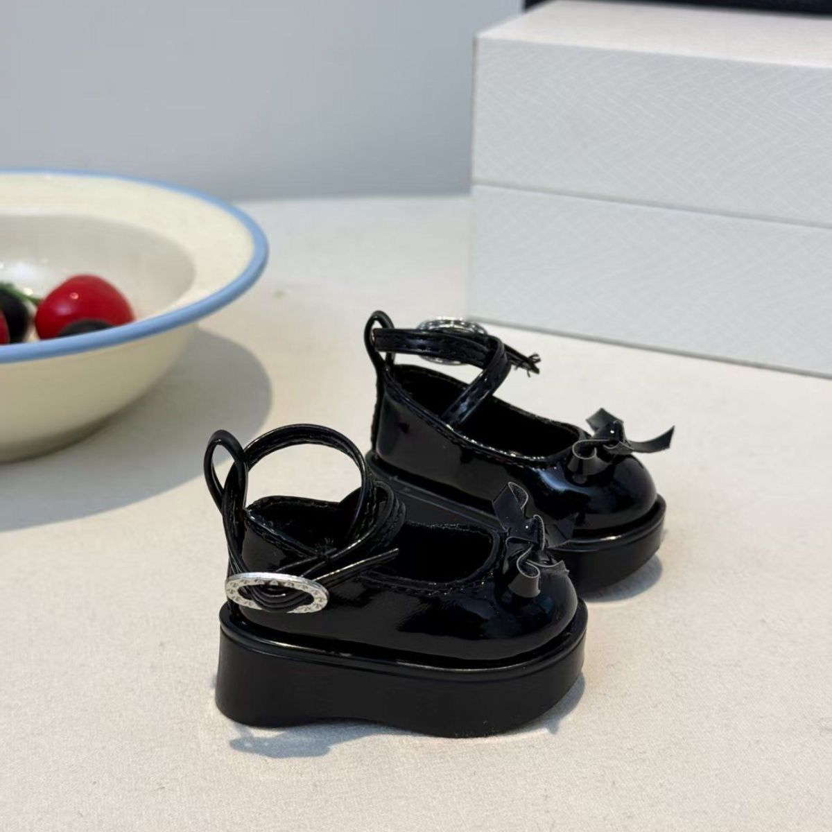 รองเท้าตุ๊กตาสีน้ำตาลกาแฟแบบมี - Vintage Collectible Shoes บทวิจารณ์และราคา