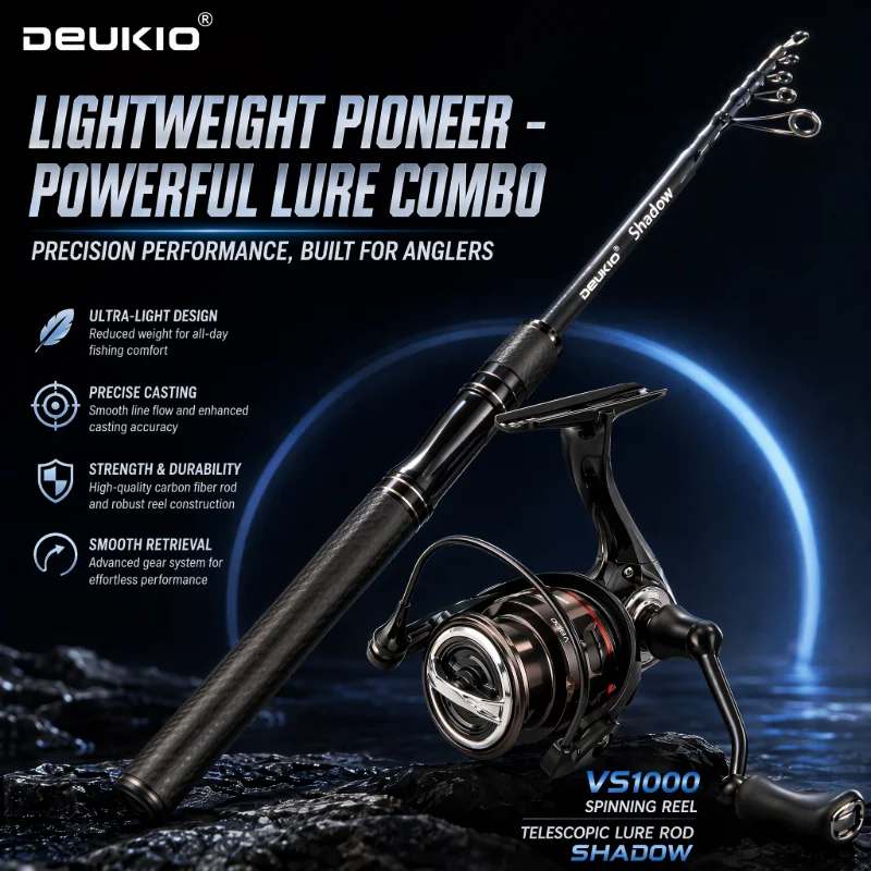 DEUKIO 1.68/1.8M ชุดคันเบ็ดตกป - Developing Tank Reel บทวิจารณ์และราคา