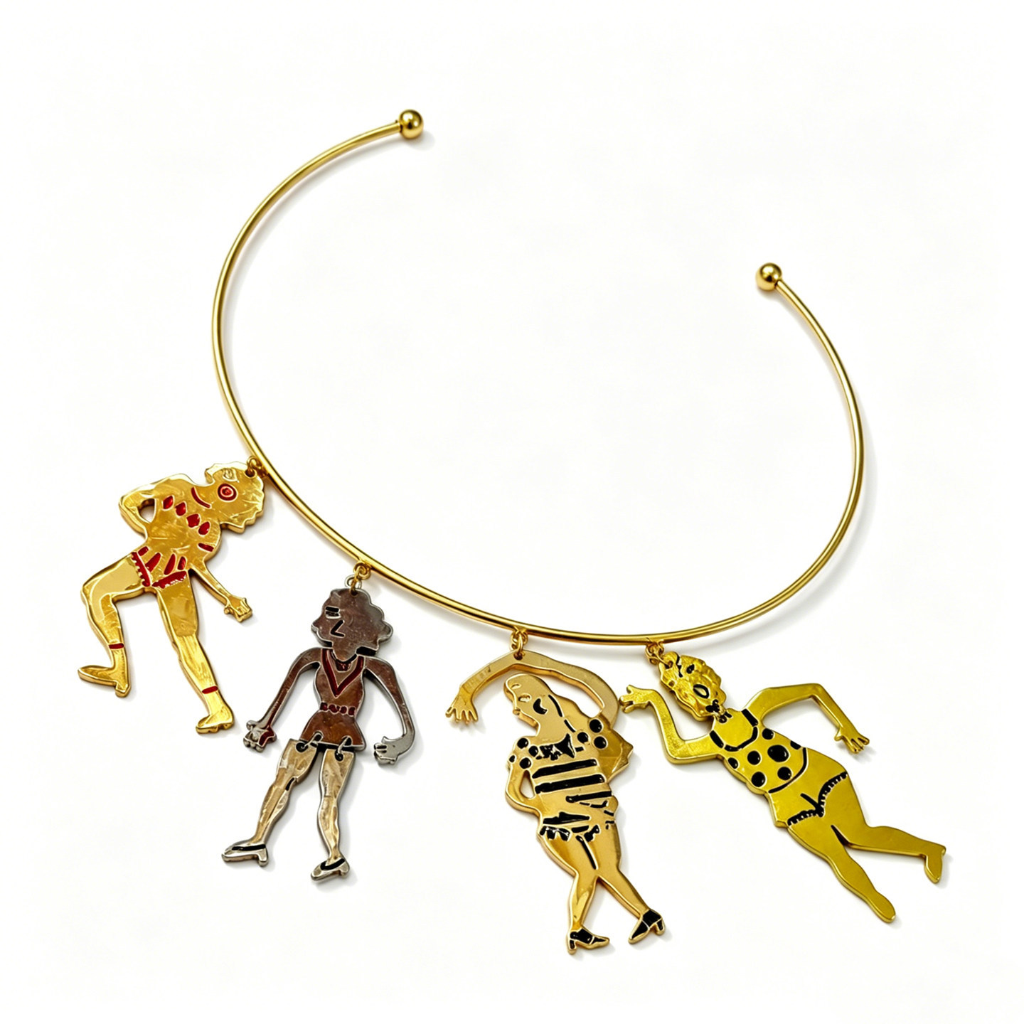 สร้อยคอจี้รูปสาวแฟลปเปอร์สไตล์ - Vintage Collectible Figures บทวิจารณ์และราคา