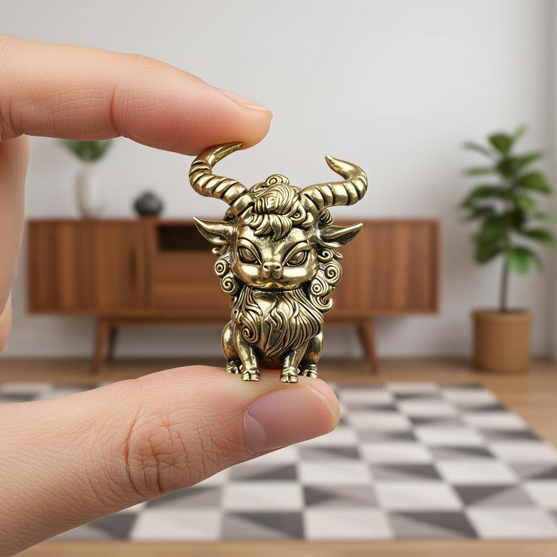 ของตกแต่งหัวแกะวินเทจทองแดงสไต - Vintage Collectible Figures บทวิจารณ์และราคา