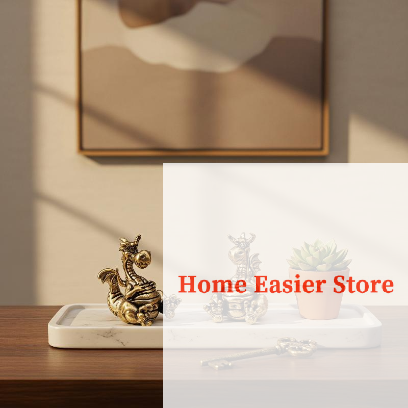 รูปปั้นมังกรทองเหลืองน่ารัก ดี - Vintage Cartoon Collectible บทวิจารณ์และราคา