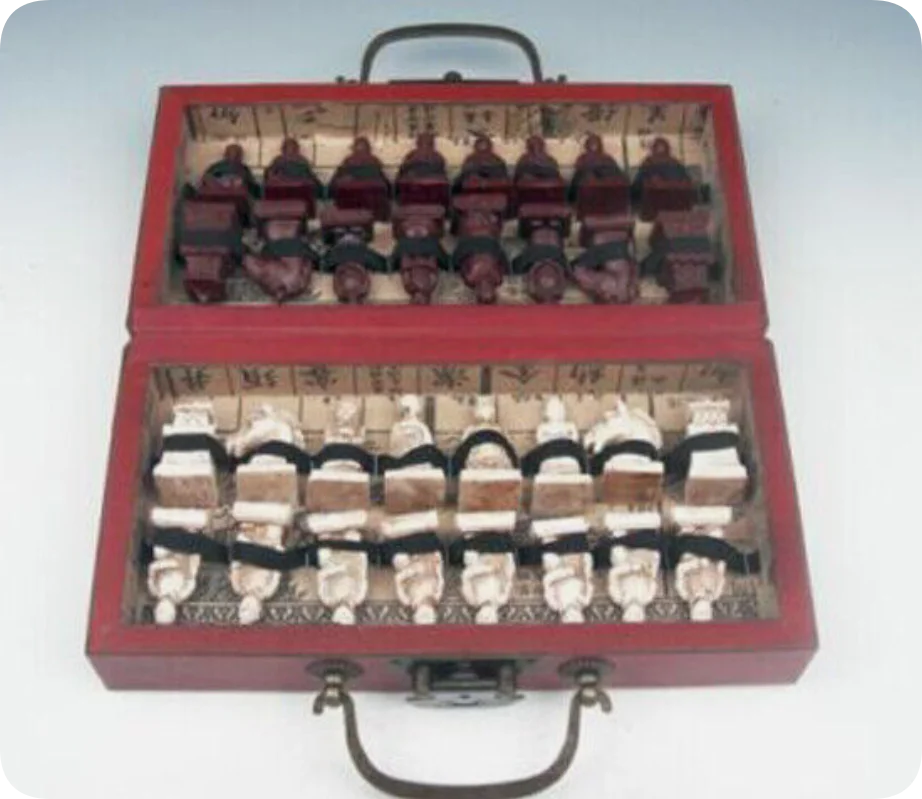 พับชุดหมากรุกวินเทจเกมกระดานไม - Vintage Collectible Board Games บทวิจารณ์และราคา